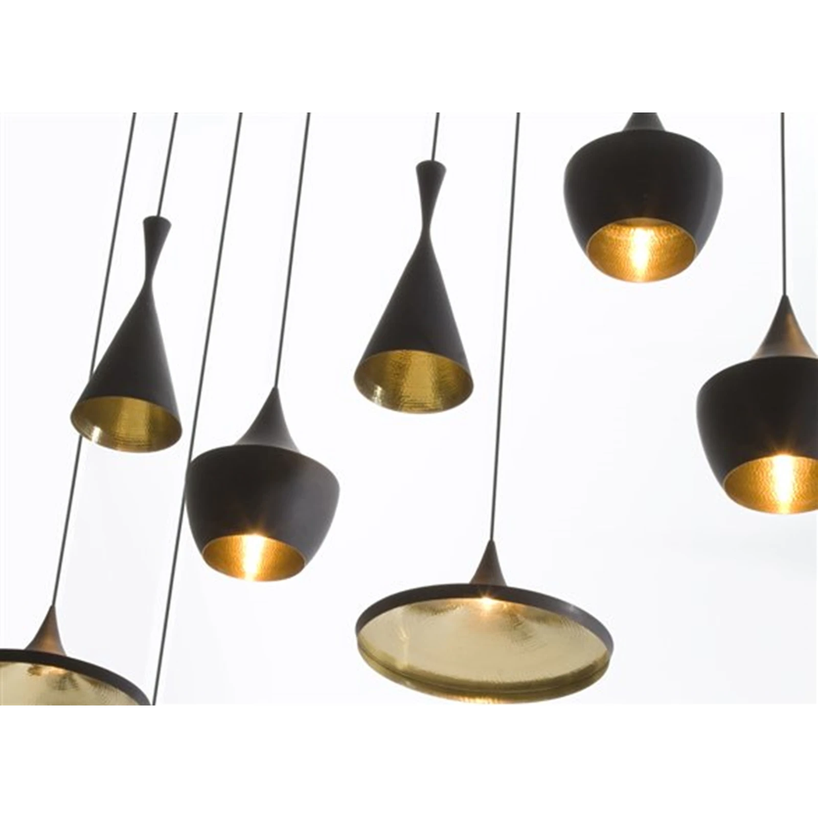 Beat Light Fat LED Pendant Black - Tom Dixon - Buy online